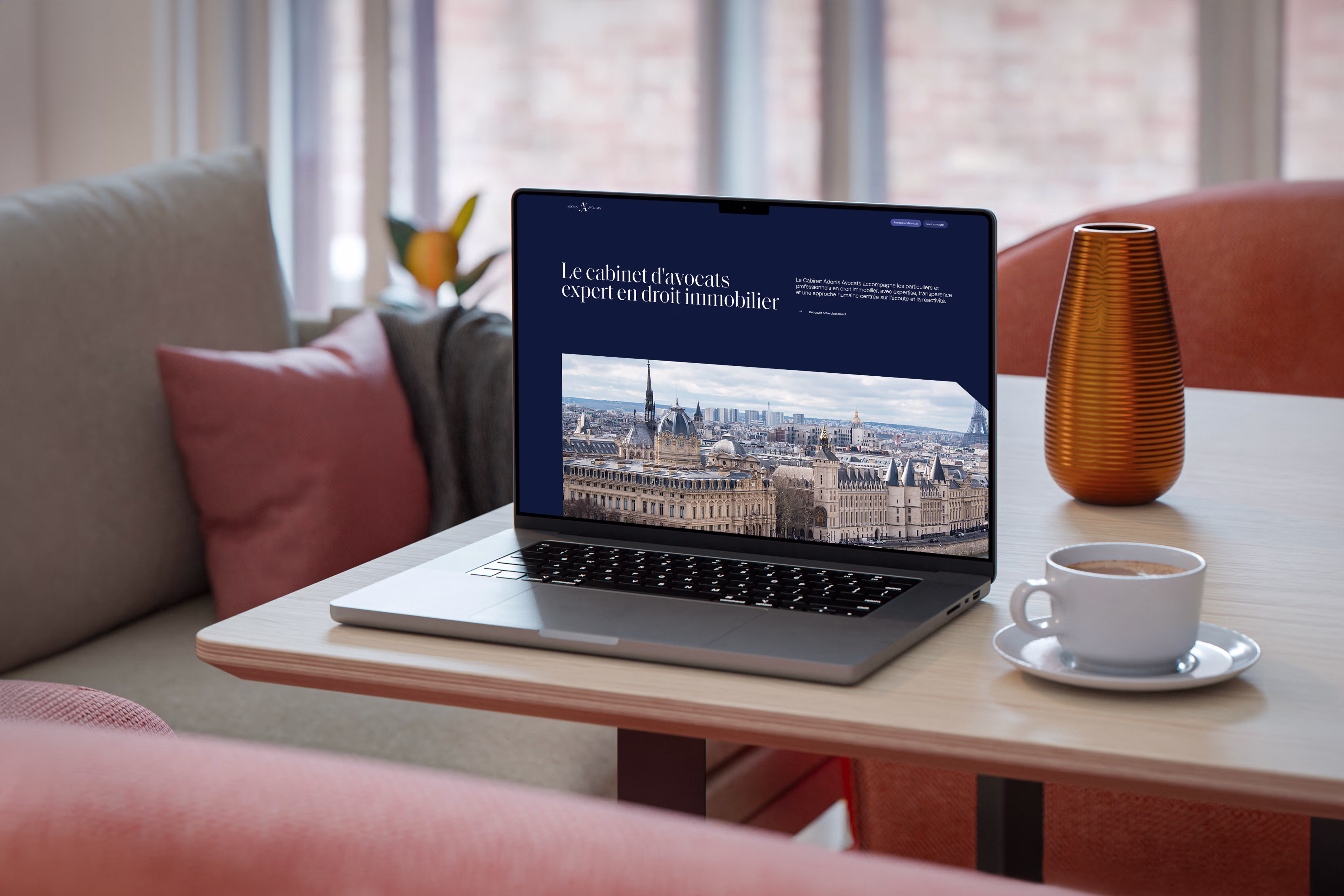 Projet Adonis Avocats - Site web