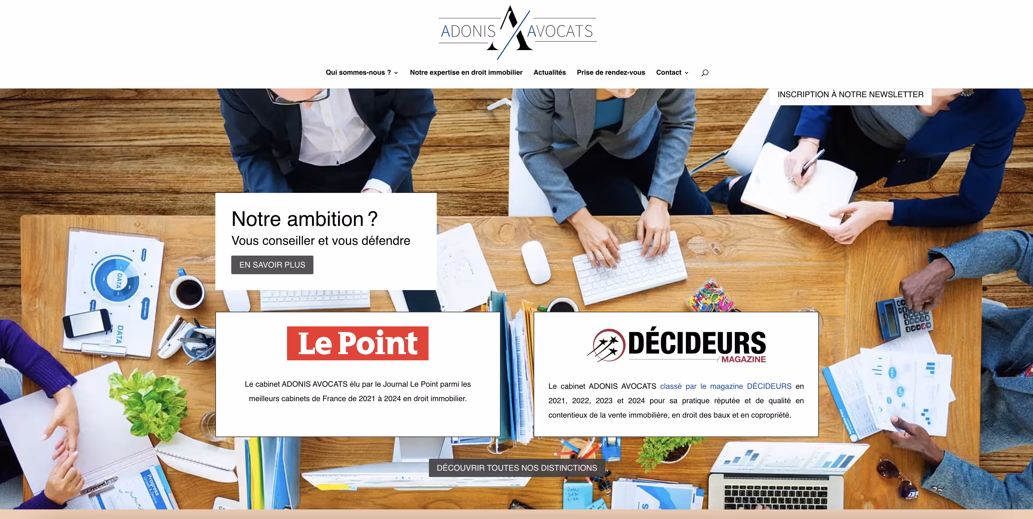 Ancien site Adonis Avocats
